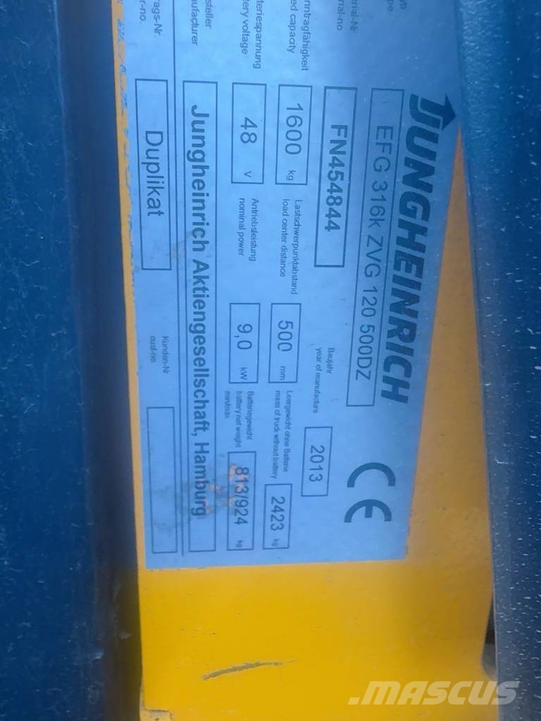 Jungheinrich EFG 316 K Elektritõstukid