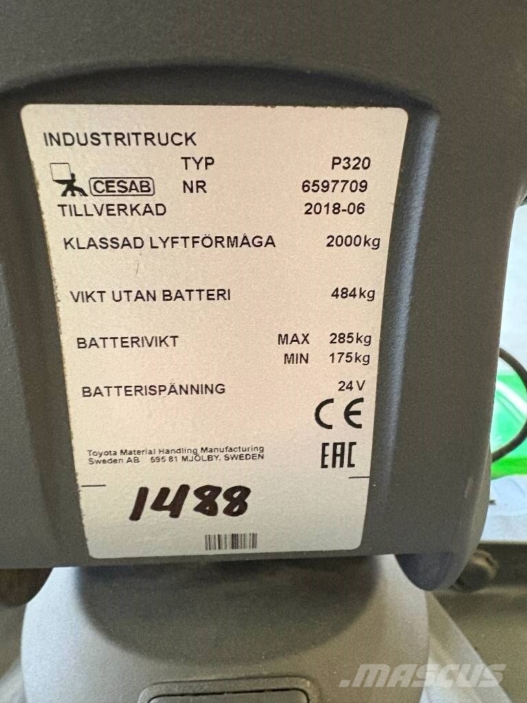 Cesab P 320 Low lift with platform