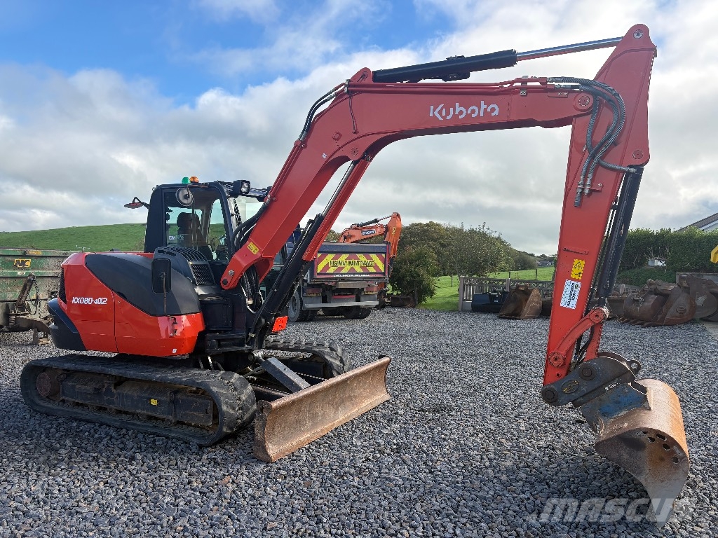 Kubota KX080-4a2 Escavatori medi 7t - 12t
