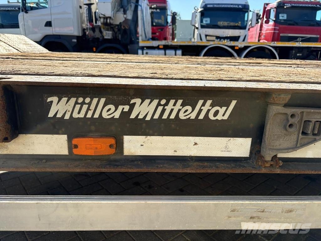 Müller-Mitteltal D3 + HYDROLIC FRONT/BACK LOADER + 3 AXLE + SPECIAL 低架裝載車