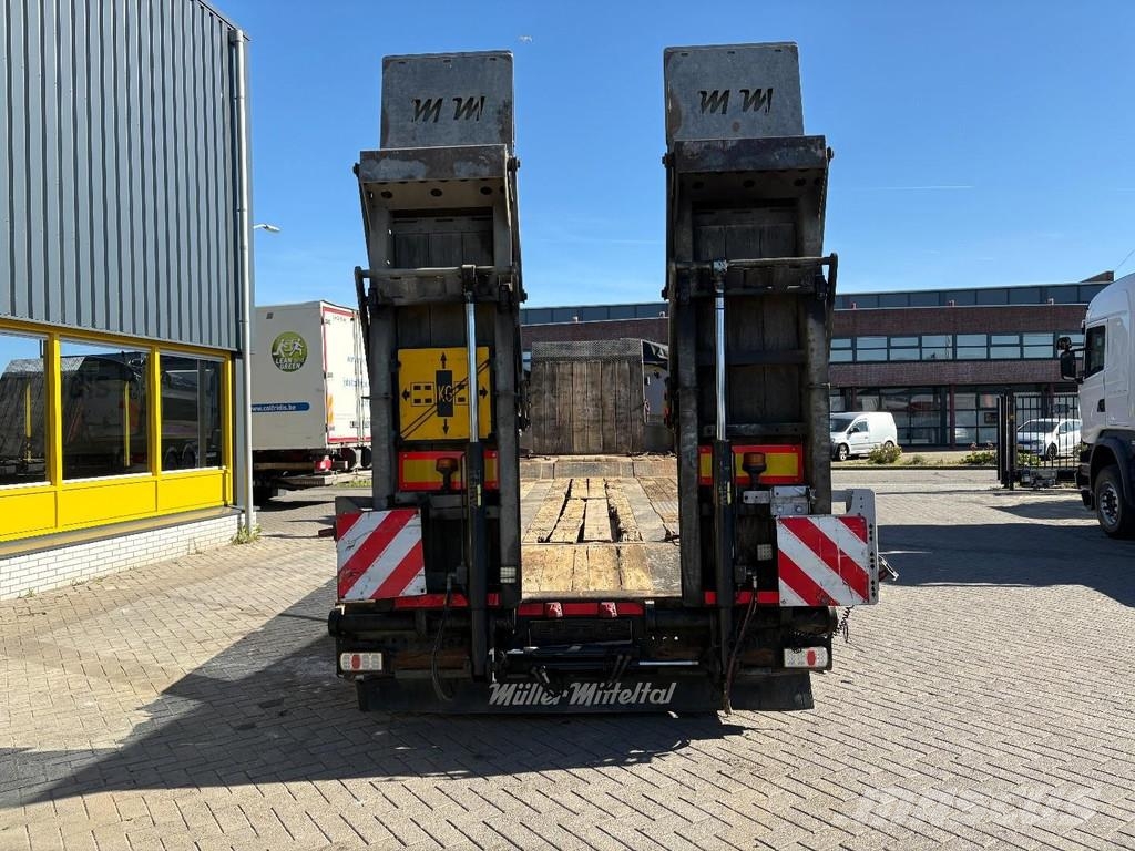 Müller-Mitteltal D3 + HYDROLIC FRONT/BACK LOADER + 3 AXLE + SPECIAL 低架裝載車