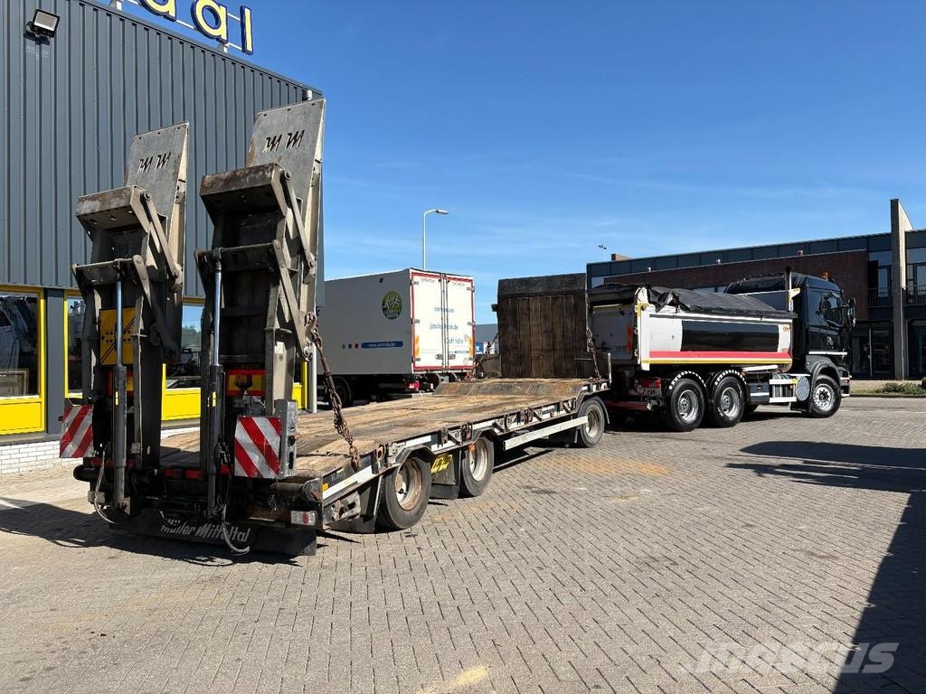 Müller-Mitteltal D3 + HYDROLIC FRONT/BACK LOADER + 3 AXLE + SPECIAL 低架裝載車