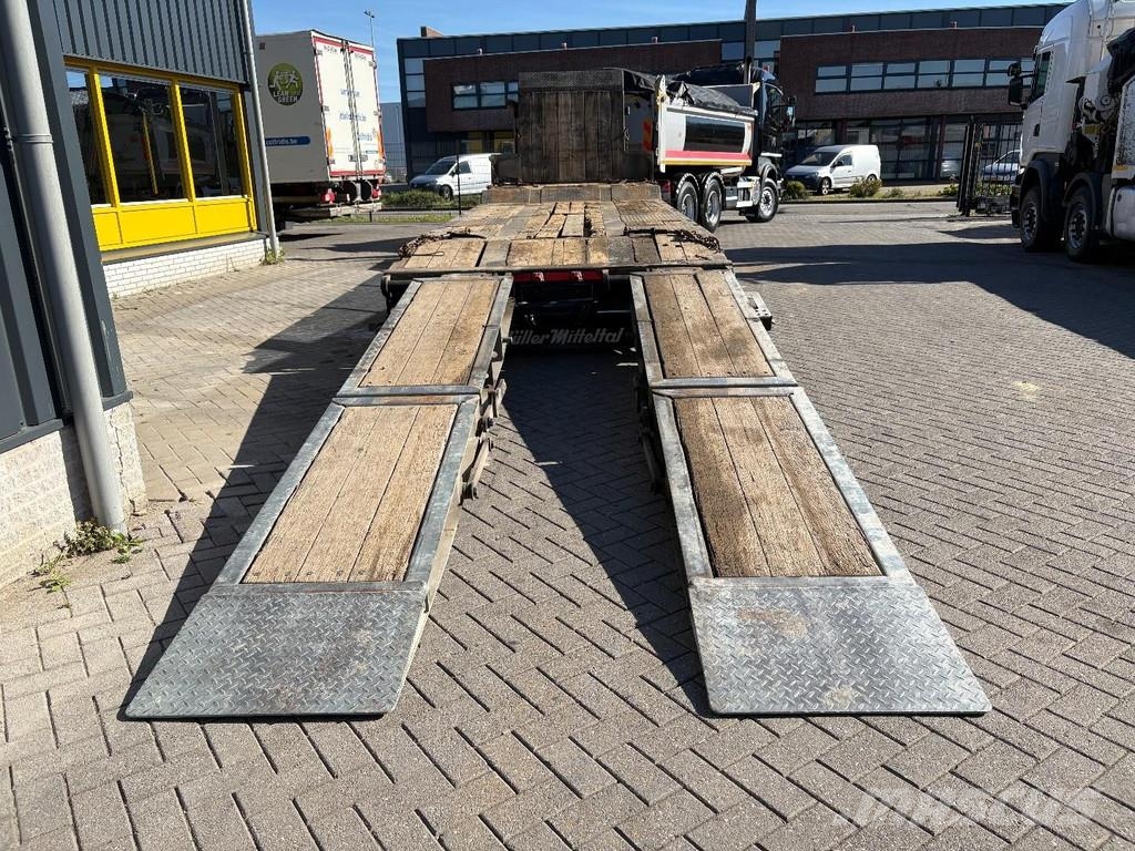 Müller-Mitteltal D3 + HYDROLIC FRONT/BACK LOADER + 3 AXLE + SPECIAL 低架裝載車