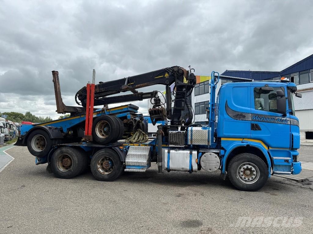 Scania R480 6X4 + EPSILON SRX47 + 2 AXLE HANGER Kranen voor alle terreinen