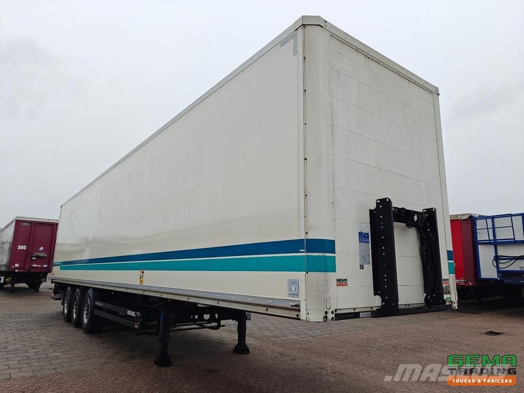 Kögel S24 Enclosed Body 13.6m + Underfold Tailgate 2000 Semirimorchi a cassone chiuso