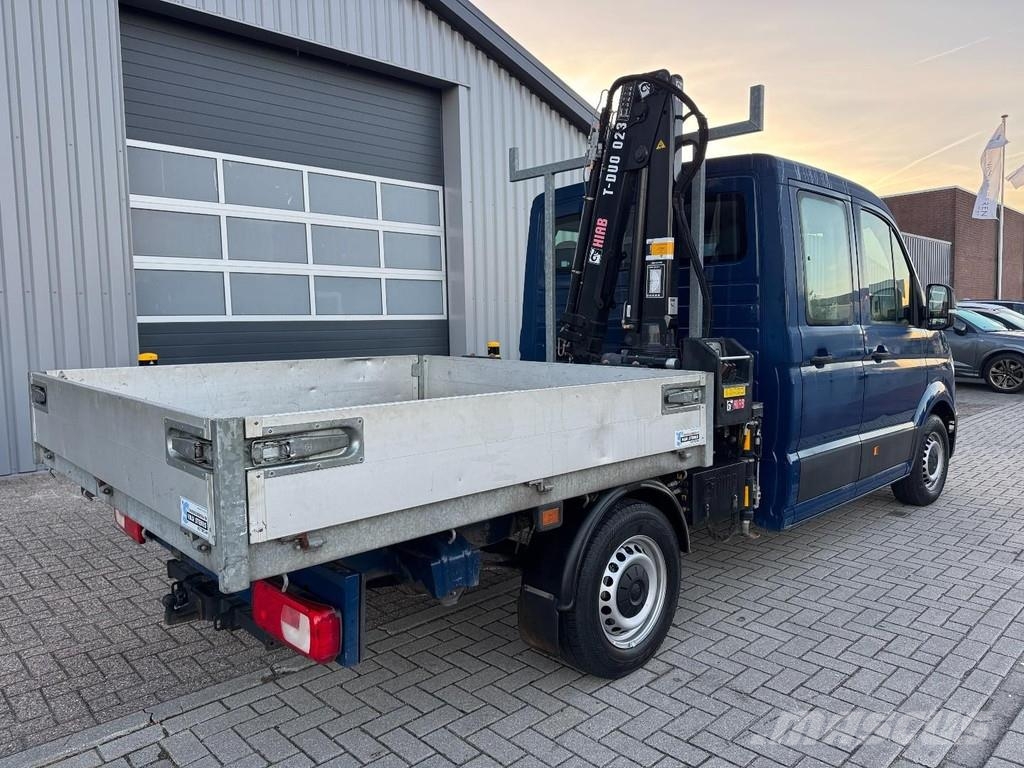 Volkswagen Crafter, Doka, Crane HIAB T DUO 023- 3, Only 36.00 Nakladacia/sklápacia bočnica