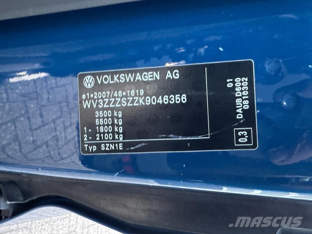 Volkswagen Crafter, Doka, Crane HIAB T DUO 023- 3, Only 36.00 Nakladacia/sklápacia bočnica