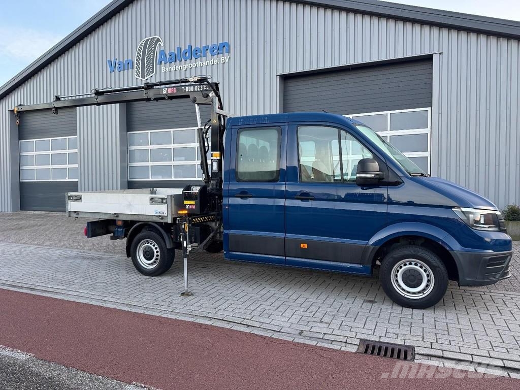 Volkswagen Crafter, Doka, Crane HIAB T DUO 023- 3, Only 36.00 Nakladacia/sklápacia bočnica
