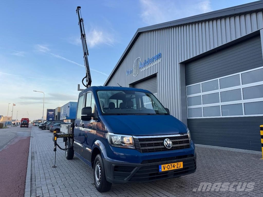 Volkswagen Crafter, Doka, Crane HIAB T DUO 023- 3, Only 36.00 Nakladacia/sklápacia bočnica