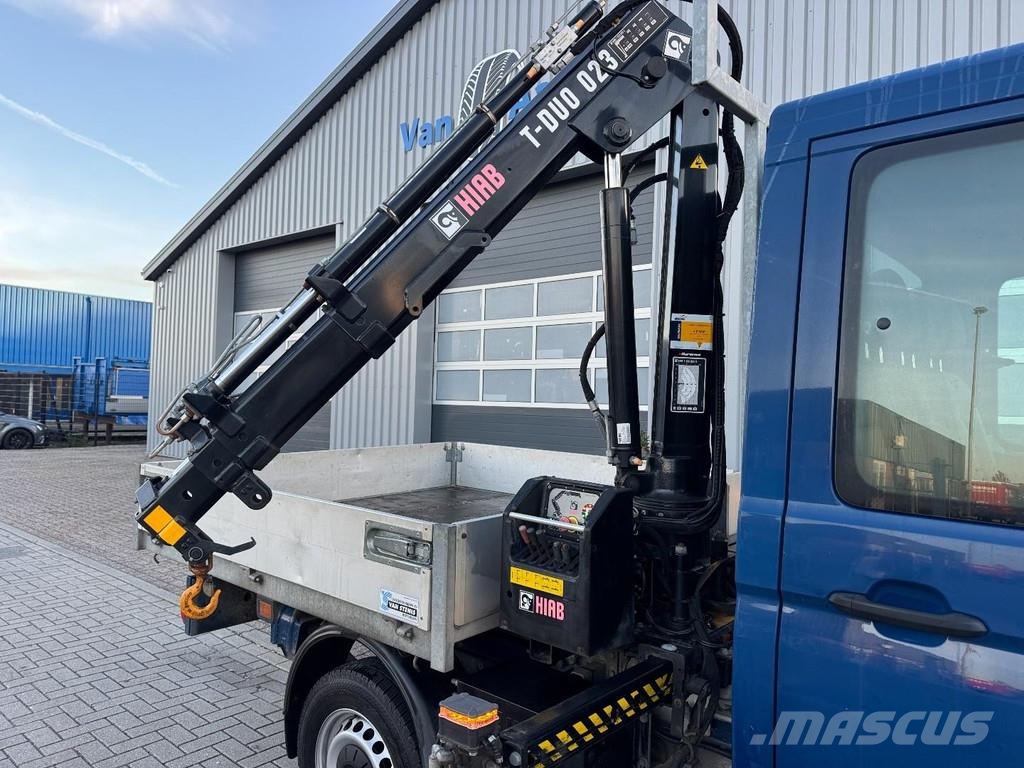 Volkswagen Crafter, Doka, Crane HIAB T DUO 023- 3, Only 36.00 Nakladacia/sklápacia bočnica