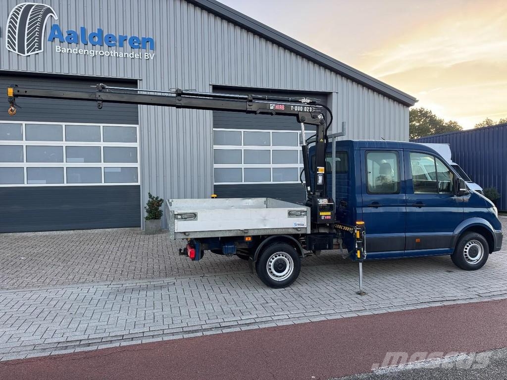 Volkswagen Crafter, Doka, Crane HIAB T DUO 023- 3, Only 36.00 Nakladacia/sklápacia bočnica