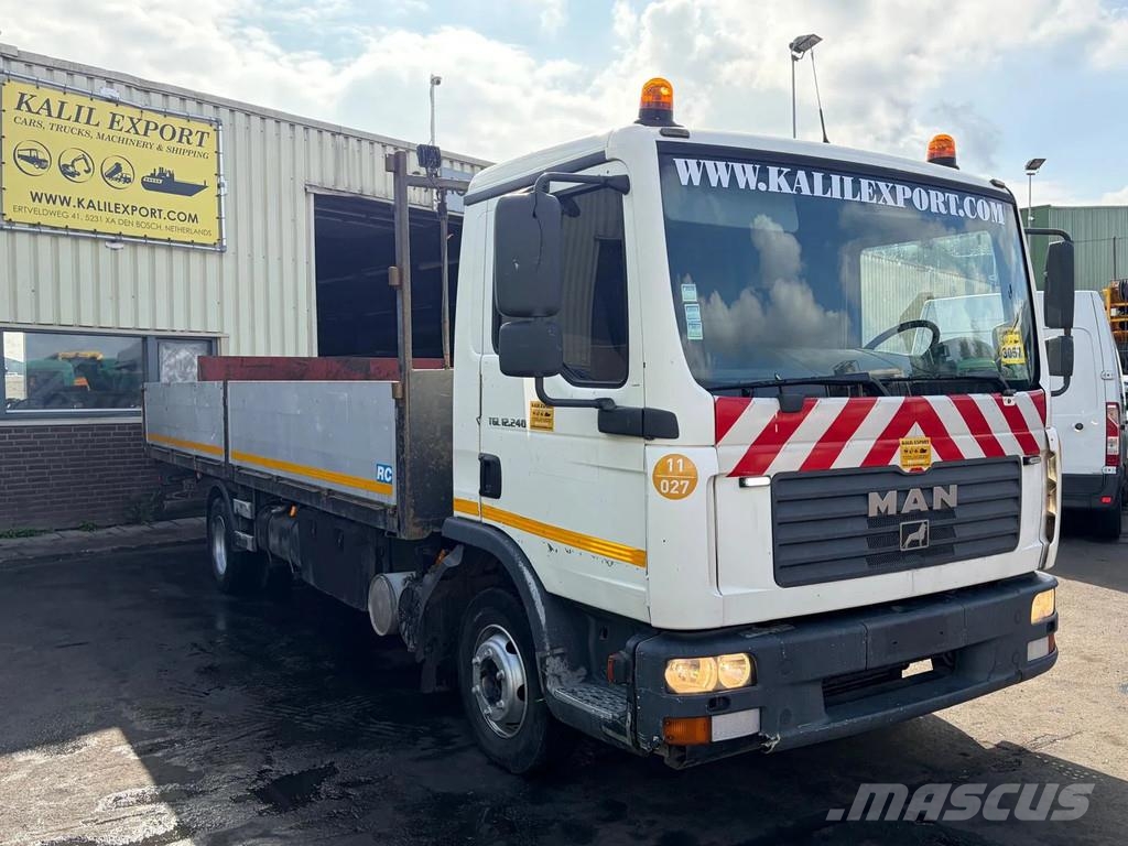 MAN TGL 12.240 Open Box Manual Gearbox Spring Suspensi Camion plateau