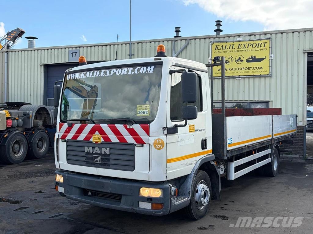 MAN TGL 12.240 Open Box Manual Gearbox Spring Suspensi Camion plateau