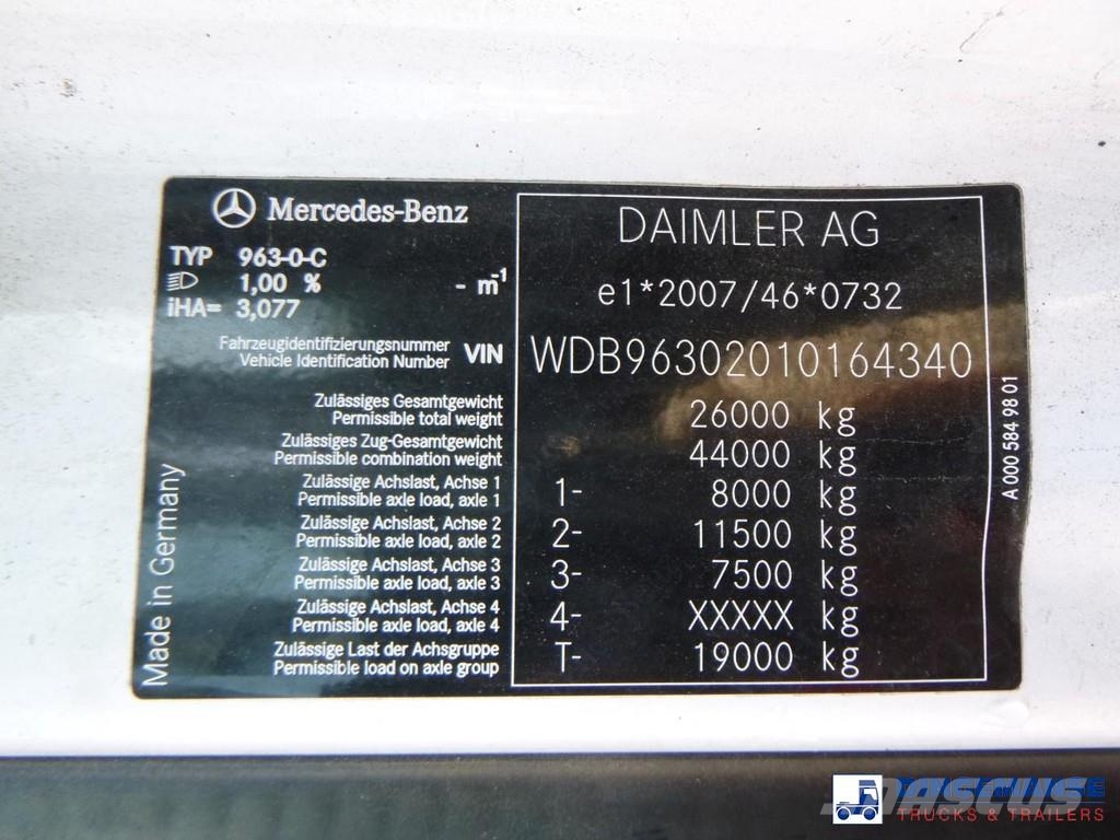 Mercedes-Benz Antos 2543 6x2 Euro 6 Garnier container hook lift Abrollkipper