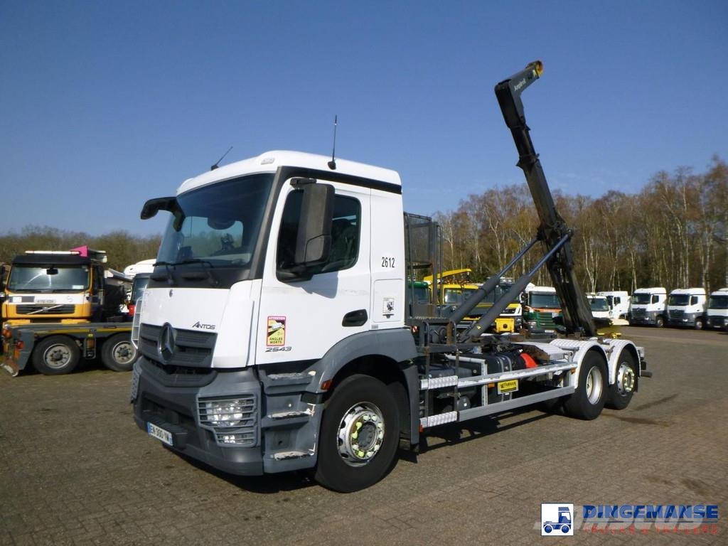 Mercedes-Benz Antos 2543 6x2 Euro 6 Garnier container hook lift Abrollkipper