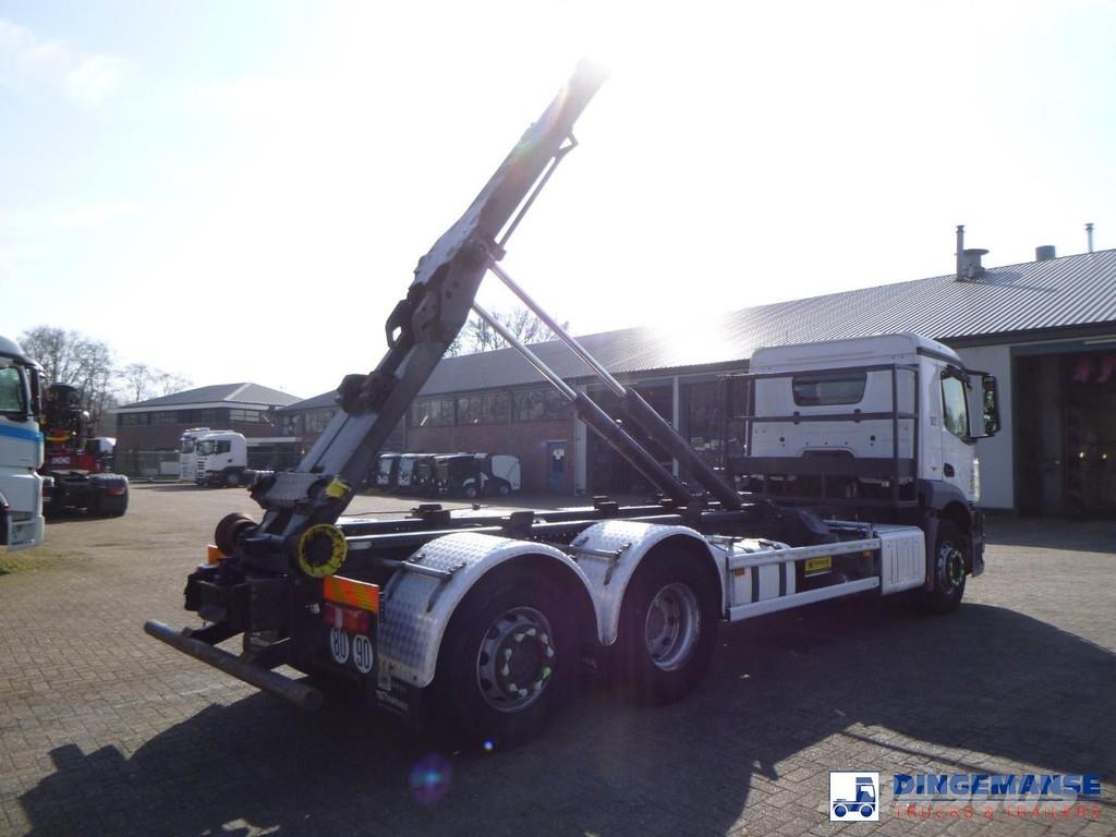Mercedes-Benz Antos 2543 6x2 Euro 6 Garnier container hook lift Abrollkipper
