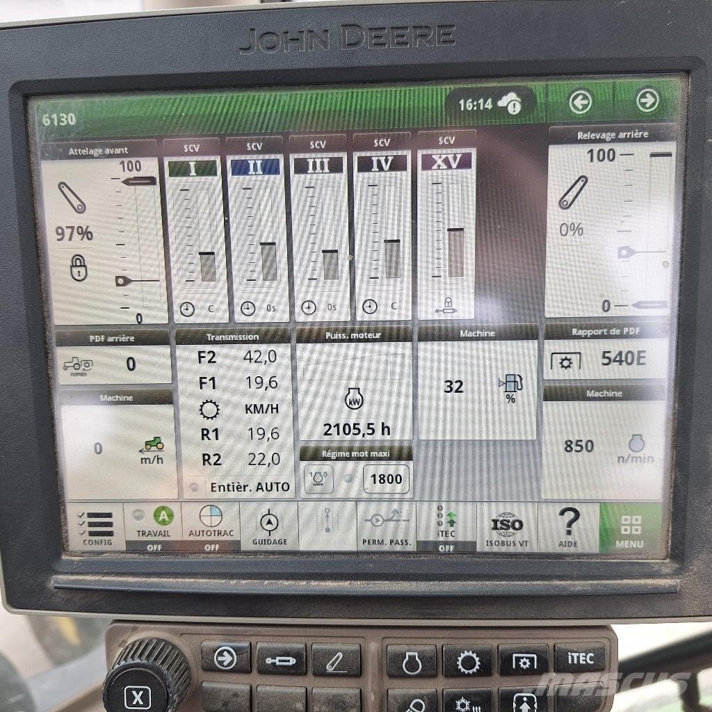 John Deere 6130R Tracteur