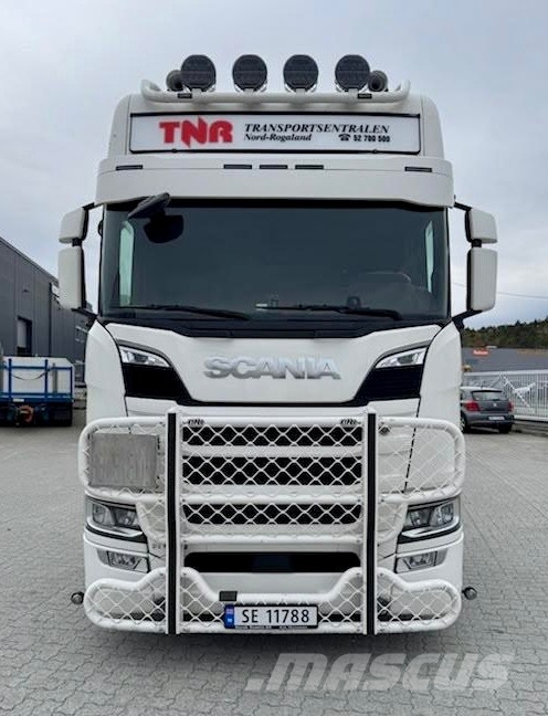 Scania R660 V8 6x4 hydrauliikalla Sattelzugmaschinen