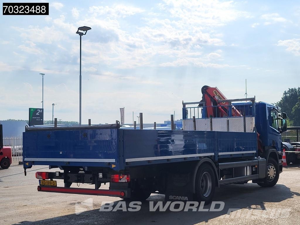 Scania P280 P 4X2 Palfinger PK12002 EH A Full Air Manual Pritschenwagen/Pritschenwagen mit Seitenklappe