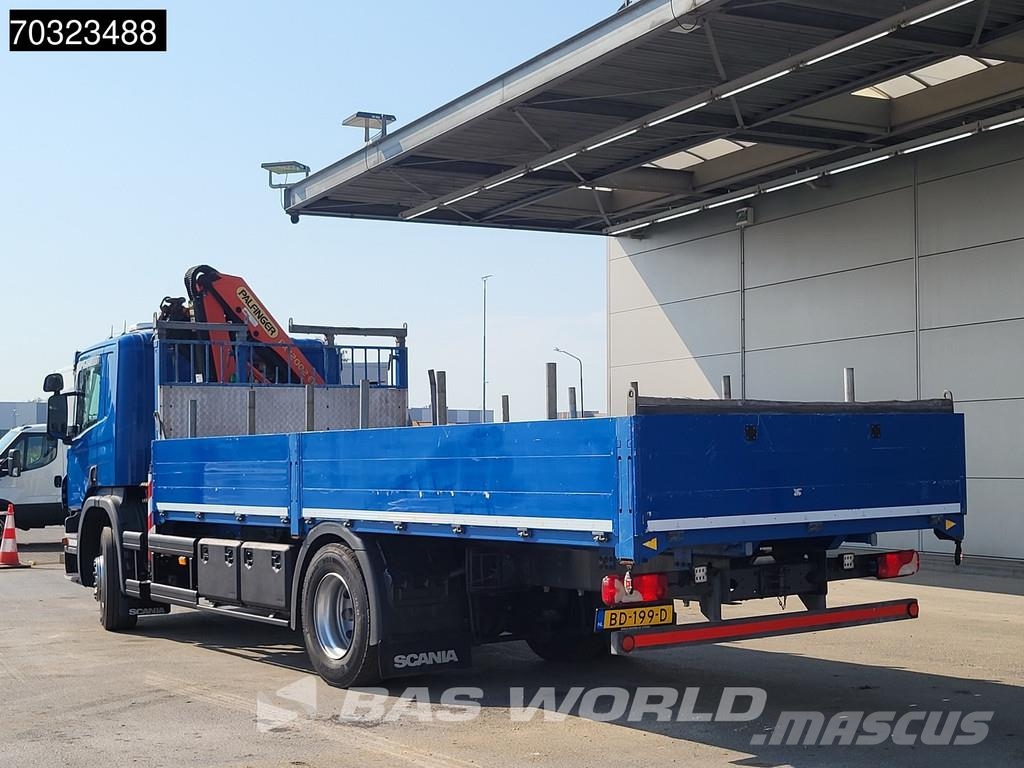 Scania P280 P 4X2 Palfinger PK12002 EH A Full Air Manual Pritschenwagen/Pritschenwagen mit Seitenklappe