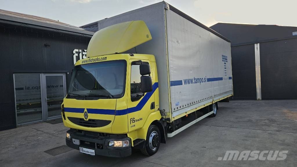 Renault 190 4x2 stake body - tarpaulin - spring Curtainsider trucks