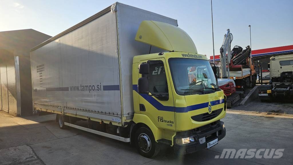 Renault 190 4x2 stake body - tarpaulin - spring Curtainsider trucks