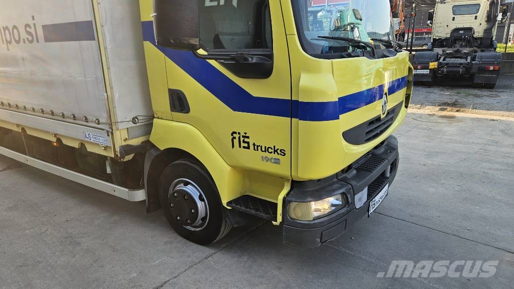 Renault 190 4x2 stake body - tarpaulin - spring Curtainsider trucks