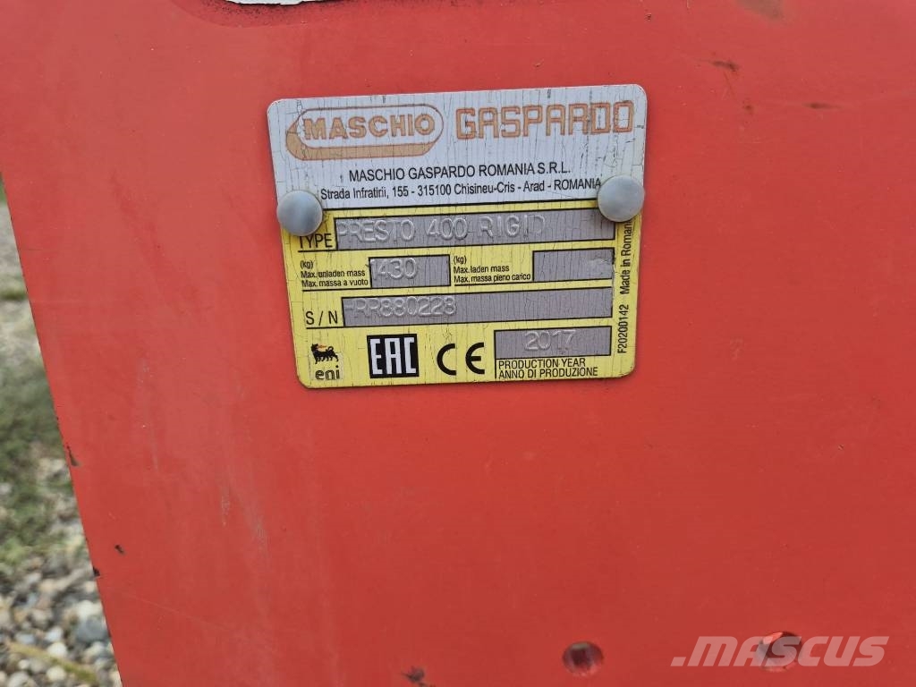 Gaspardo Presto 400 Regio ماكينات زراعية - غير ذلك
