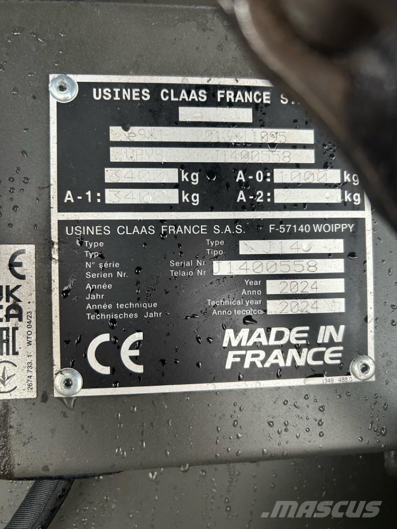 CLAAS Variant 565 RC Pro 원형 곤포기