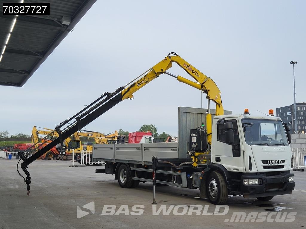 Iveco Eurocargo 180E250 4X2 HYVA HB.150XE3 Kran Crane Au Camiones plataforma