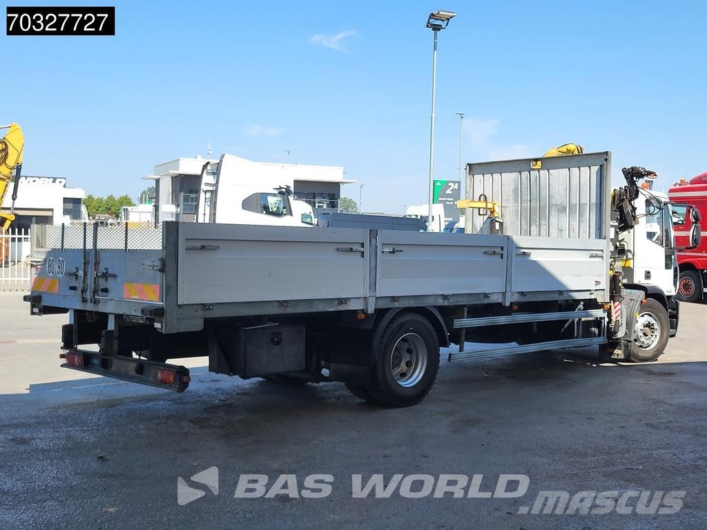 Iveco Eurocargo 180E250 4X2 HYVA HB.150XE3 Kran Crane Au Flatbed kamyonlar