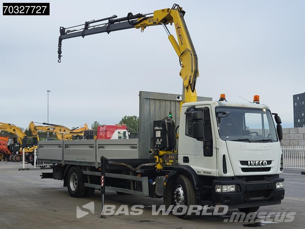 Iveco Eurocargo 180E250 4X2 HYVA HB.150XE3 Kran Crane Au Camiones plataforma