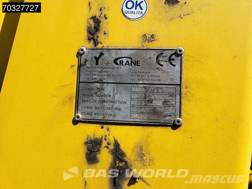 Iveco Eurocargo 180E250 4X2 HYVA HB.150XE3 Kran Crane Au Camiones plataforma