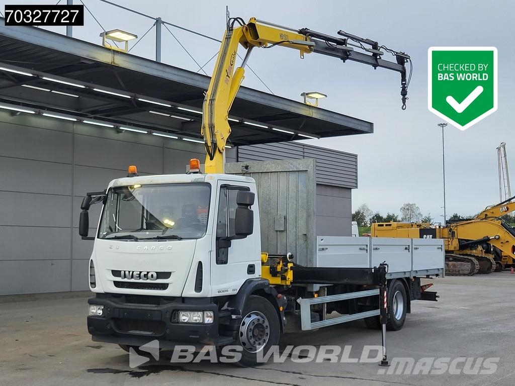Iveco Eurocargo 180E250 4X2 HYVA HB.150XE3 Kran Crane Au Flatbed kamyonlar