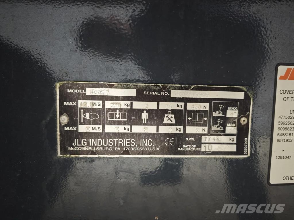 JLG 460 SJ Teleskopiskie pacēlāji