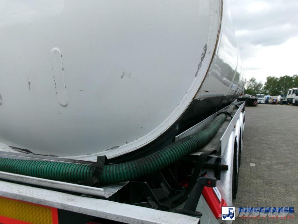 Lakeland Fuel tank alu 42.8 m3 / 6 comp + pump Cisternové návěsy