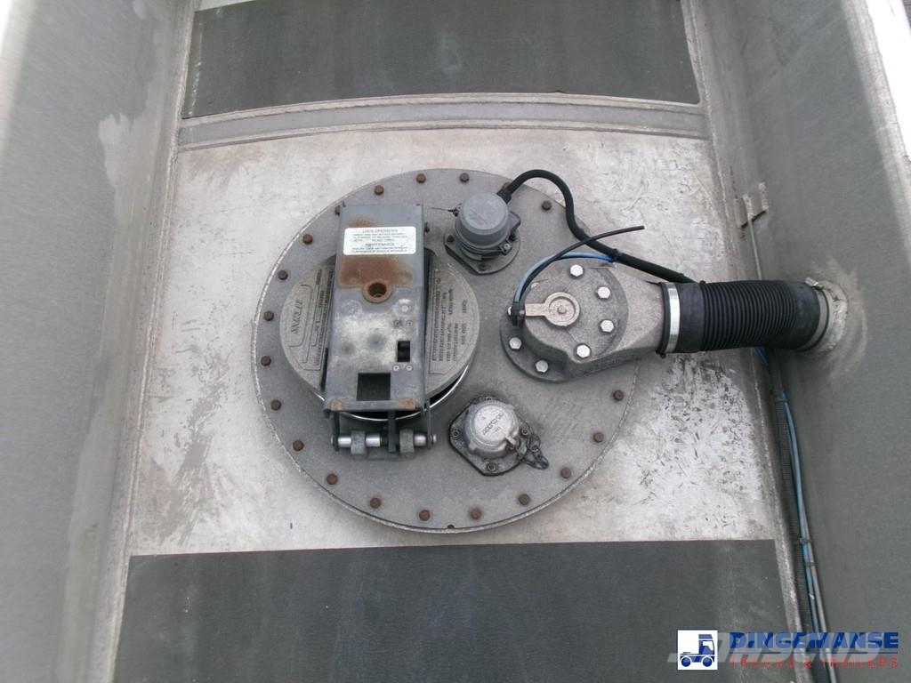 Lakeland Fuel tank alu 42.8 m3 / 6 comp + pump Cisternové návěsy