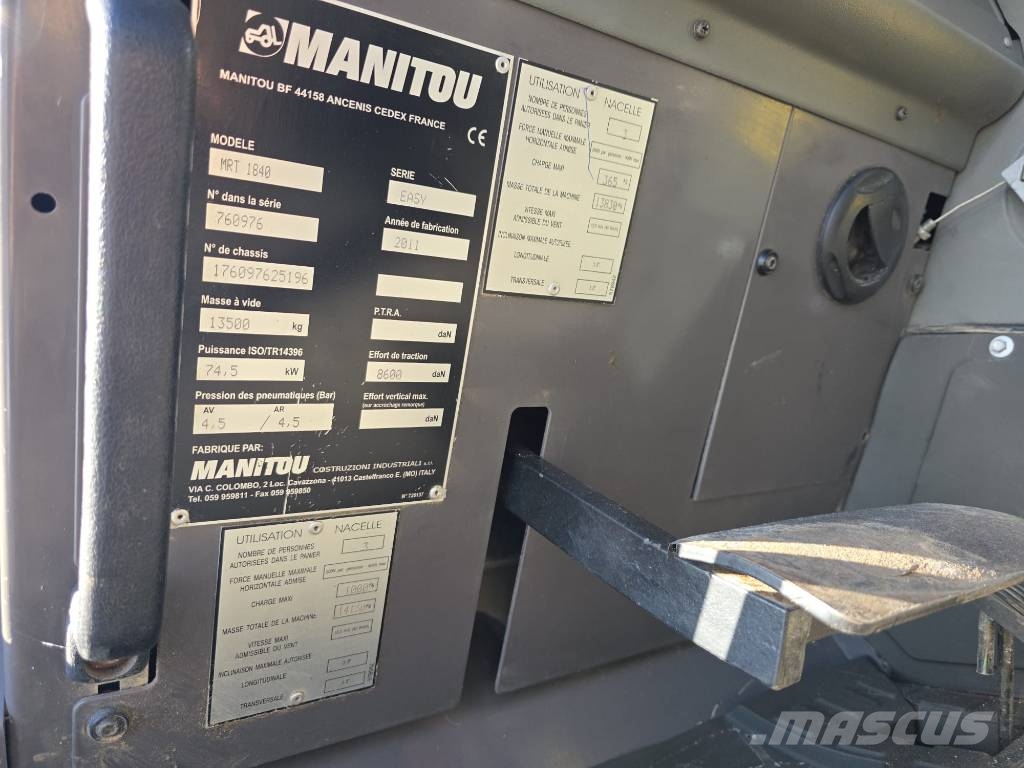 Manitou MRT 1840 R440 Teleskoplæssere