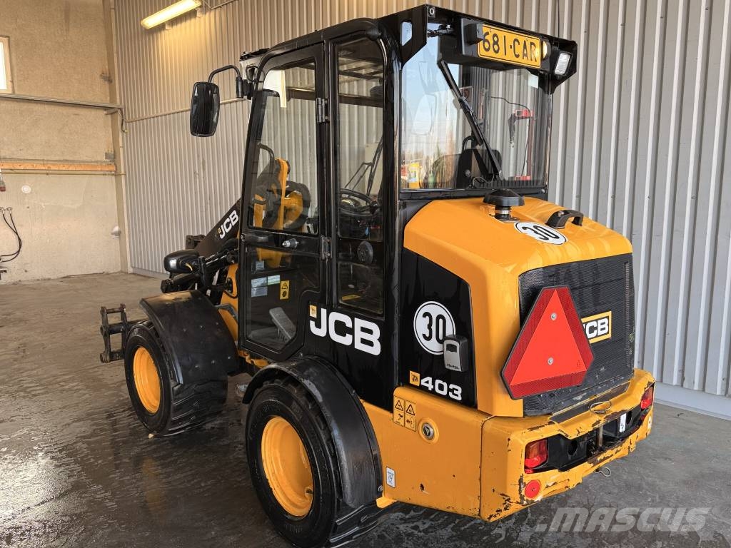 JCB 403 4x4 Vaihdossa käy kaikki Φορτωτές με λάστιχα (Τροχοφόροι)