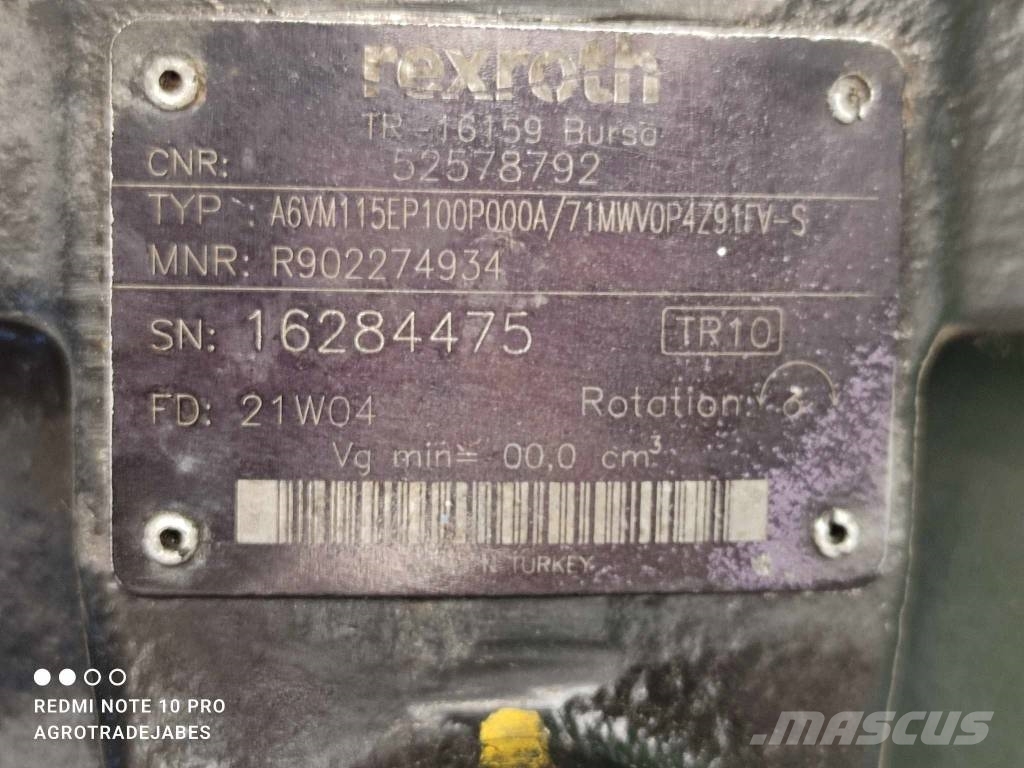 Rexroth (R902274934)(15338117) hydromotor Hydraulik