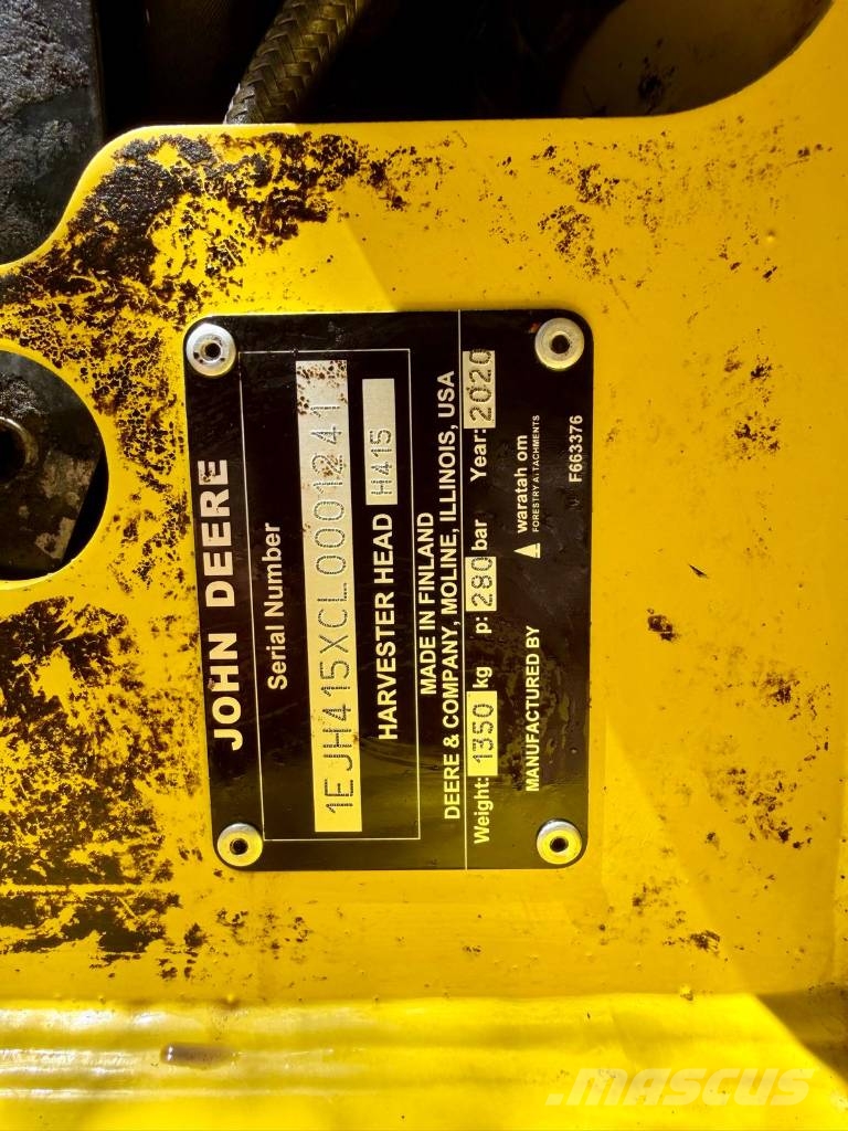 John Deere H 415 Boomvelkoppen