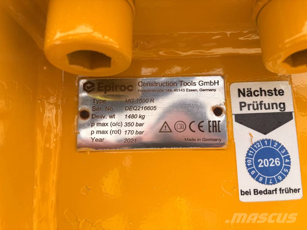 Epiroc Epiroc MG1500 R Pinze