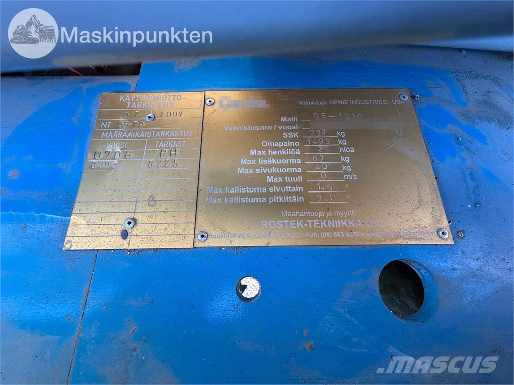 Genie GS-1930 Nacelle ciseaux