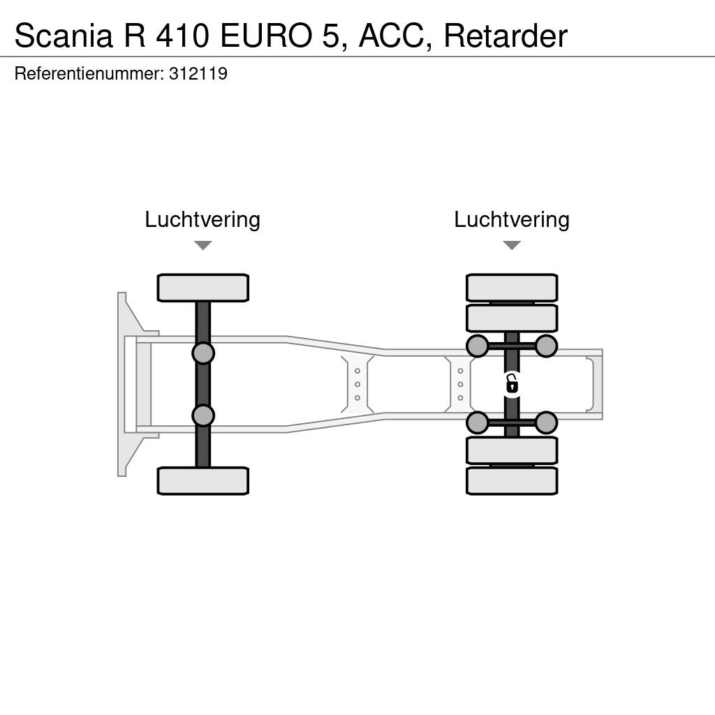 Scania R 410 EURO 5, ACC, Retarder Sattelzugmaschinen
