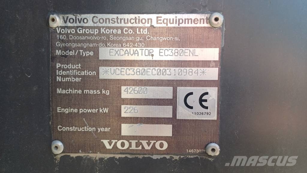 Volvo EC 380ENL Гусеничные экскаваторы