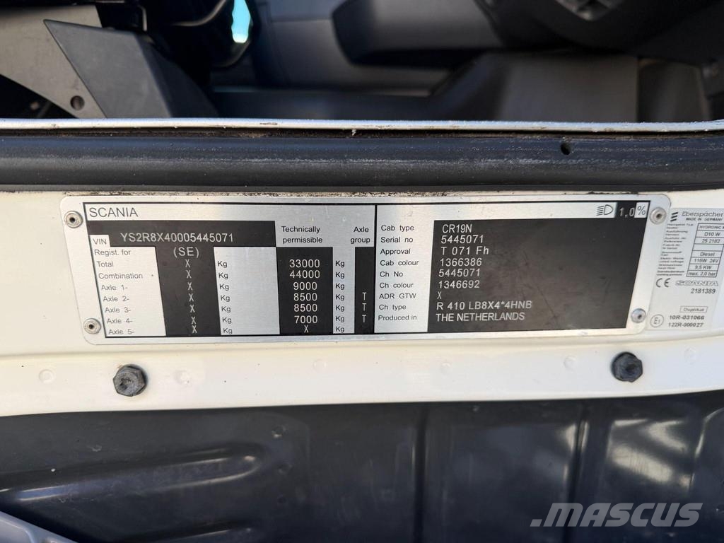 Scania R410 8x4*4 + MITSUBISHI TU100SA MULTITEMP شاحنات بدرجة حرارة قابلة للضبط
