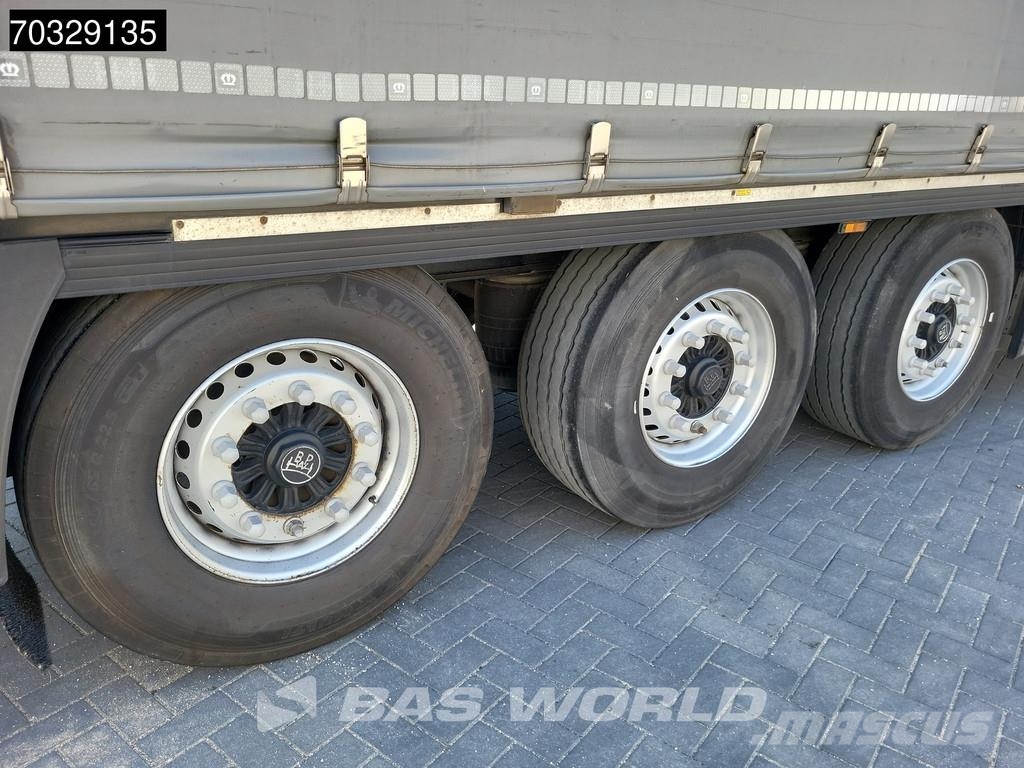 Krone SD Palletenkasten Lift Axle Perdeli yari çekiciler