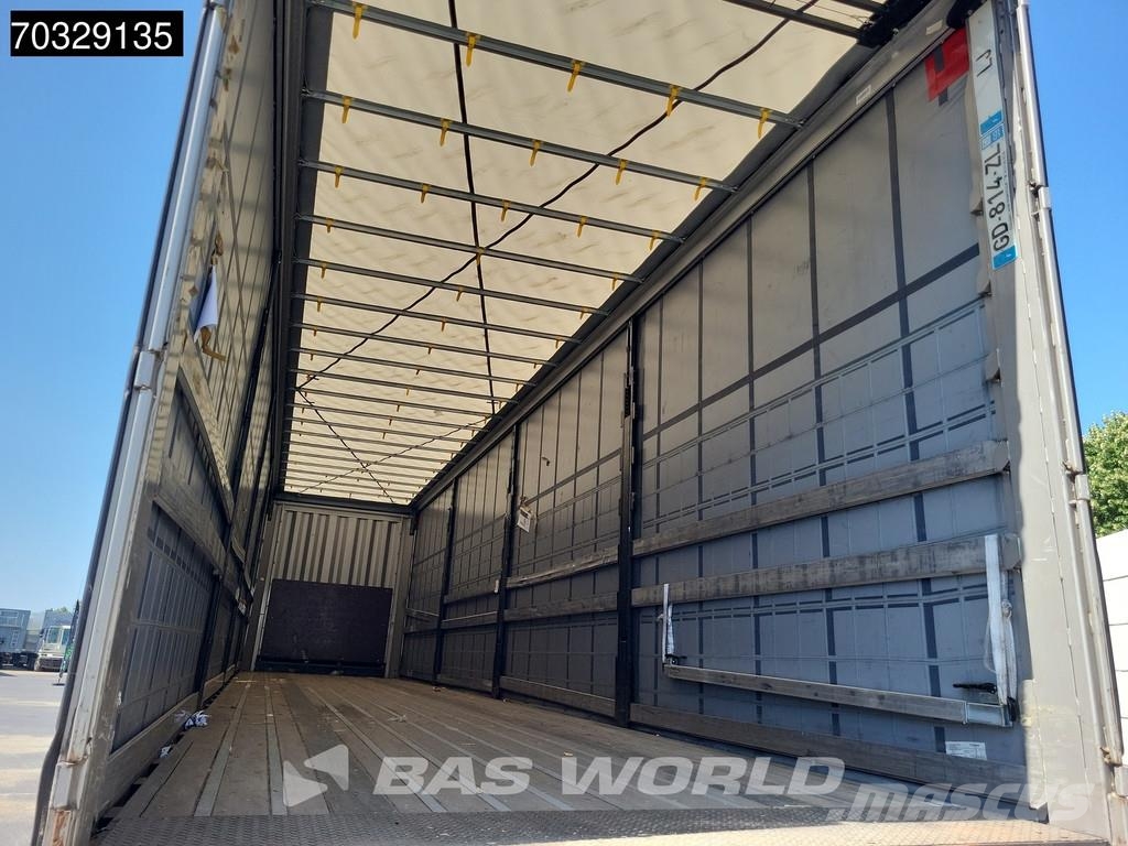 Krone SD Palletenkasten Lift Axle Perdeli yari çekiciler
