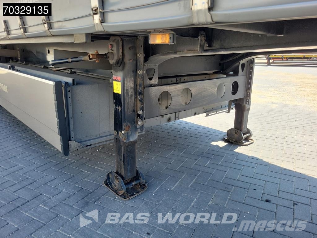 Krone SD Palletenkasten Lift Axle Perdeli yari çekiciler
