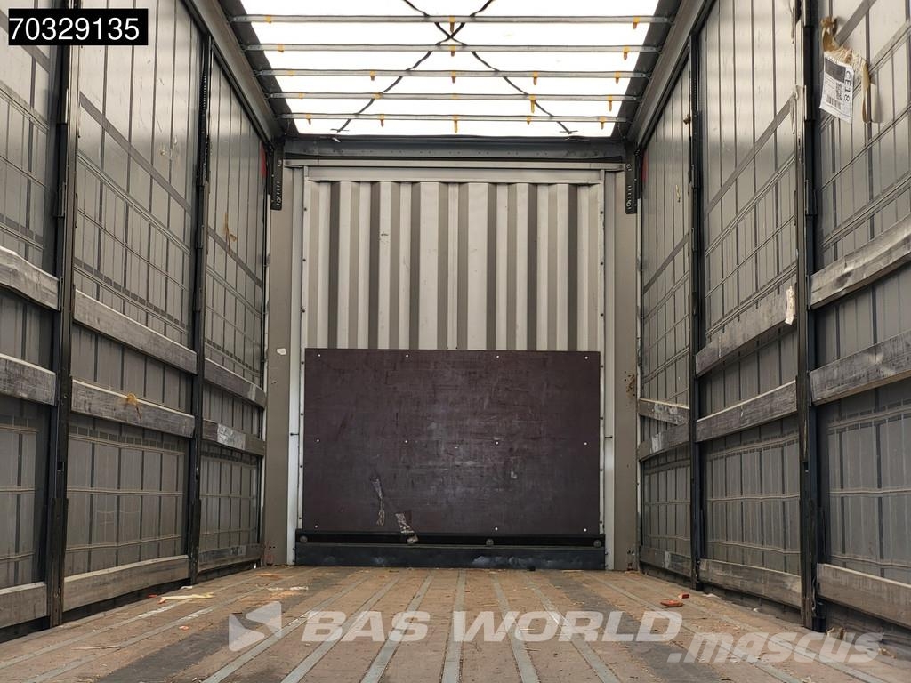 Krone SD Palletenkasten Lift Axle Perdeli yari çekiciler
